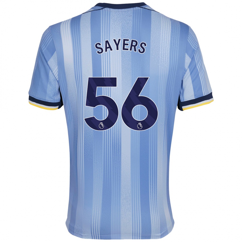 Heren Charlie Sayers #56 Lichtblauw Uitshirt Uittenue 2024/25 T-Shirt