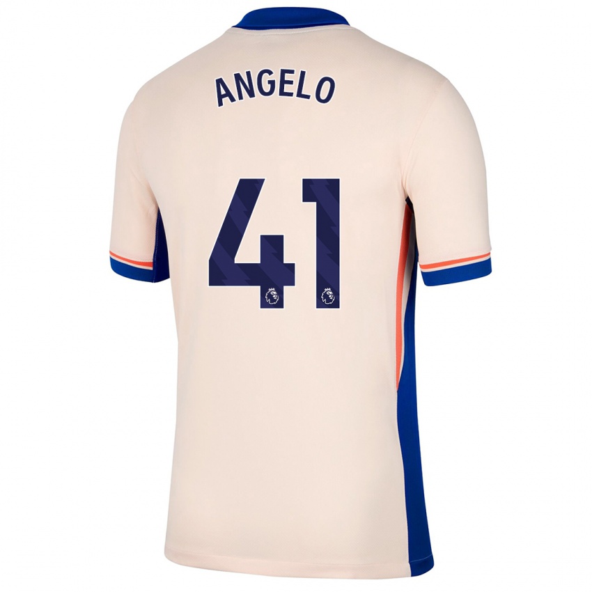 Heren Ângelo #41 Lichtbeige Uitshirt Uittenue 2024/25 T-Shirt