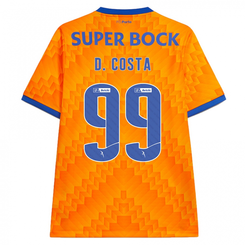 Heren Diogo Costa #99 Oranje Uitshirt Uittenue 2024/25 T-Shirt