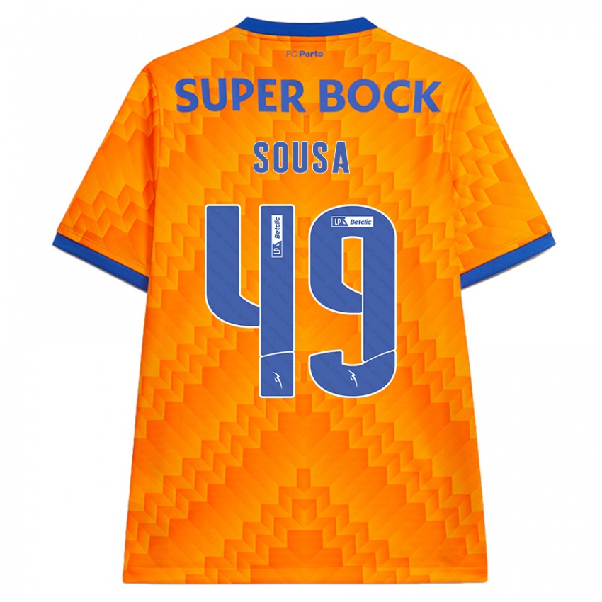 Heren Gonçalo Sousa #49 Oranje Uitshirt Uittenue 2024/25 T-Shirt