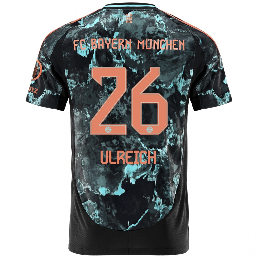 Heren Sven Ulreich #26 Zwart Uitshirt Uittenue 2024/25 T-Shirt