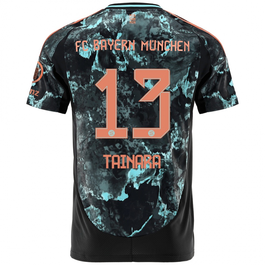 Heren Tainara #13 Zwart Uitshirt Uittenue 2024/25 T-Shirt