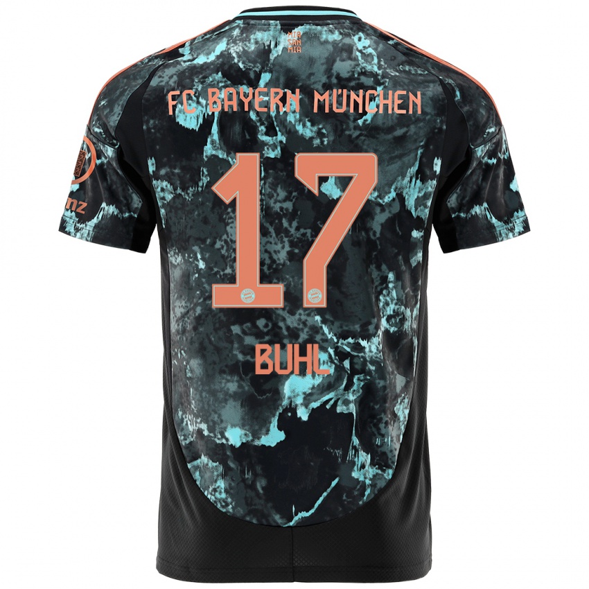 Heren Klara Buhl #17 Zwart Uitshirt Uittenue 2024/25 T-Shirt