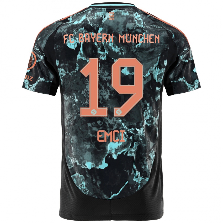 Heren Ben Emci #19 Zwart Uitshirt Uittenue 2024/25 T-Shirt