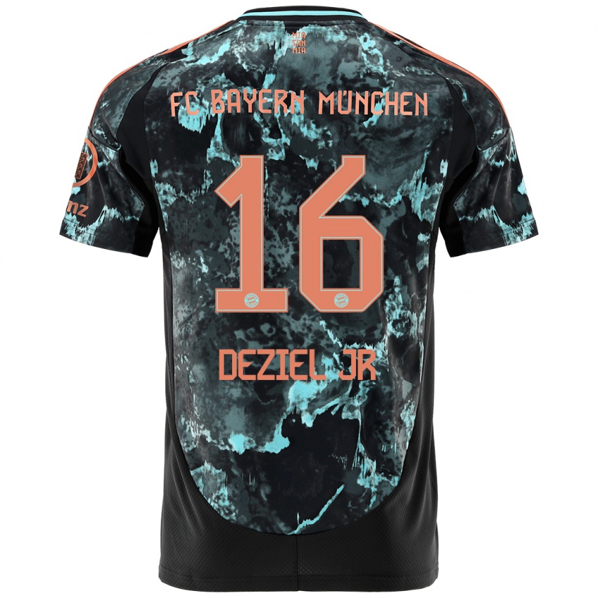 Heren Robert Deziel Jr #16 Zwart Uitshirt Uittenue 2024/25 T-Shirt