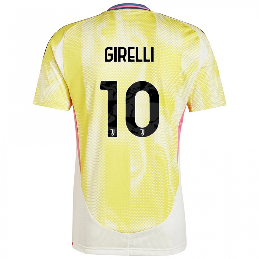 Heren Cristiana Girelli #10 Zonnig Geel Uitshirt Uittenue 2024/25 T-Shirt