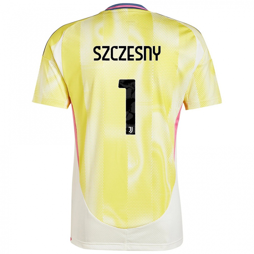 Heren Wojciech Szczesny #1 Zonnig Geel Uitshirt Uittenue 2024/25 T-Shirt