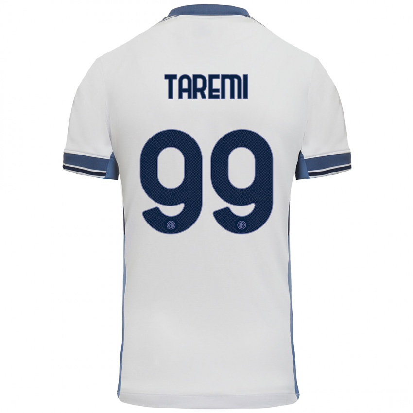 Heren Mehdi Taremi #99 Wit Grijs Uitshirt Uittenue 2024/25 T-Shirt