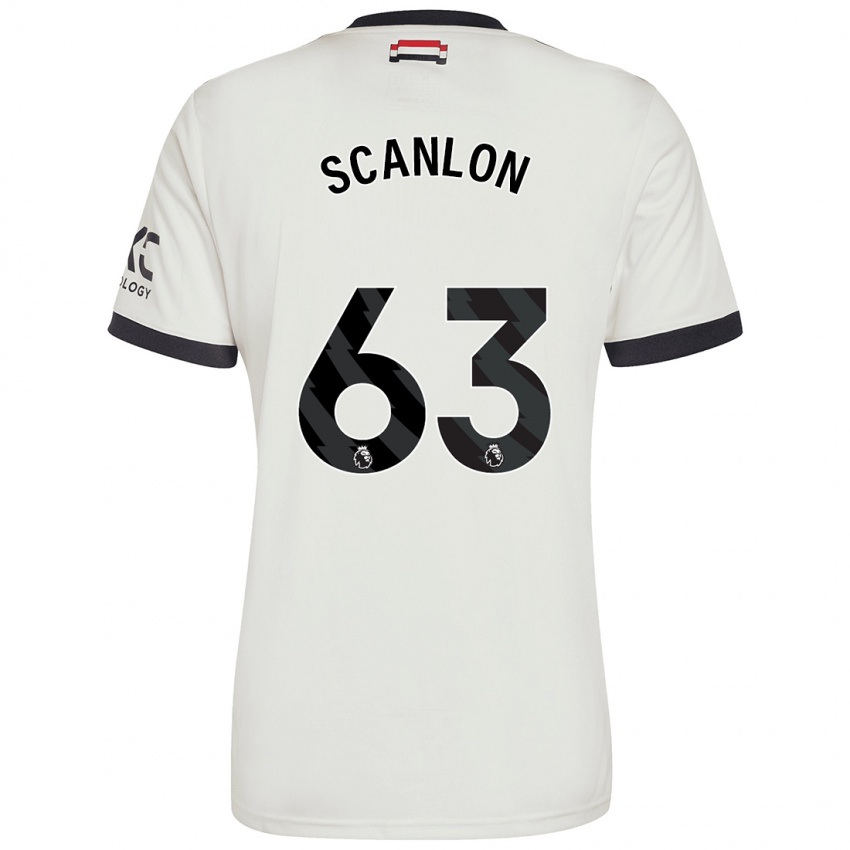 Heren James Scanlon #63 Gebroken Wit Thuisshirt Derde Tenue 2024/25 T-Shirt