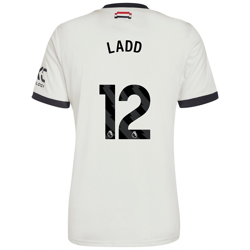 Heren Hayley Ladd #12 Gebroken Wit Thuisshirt Derde Tenue 2024/25 T-Shirt