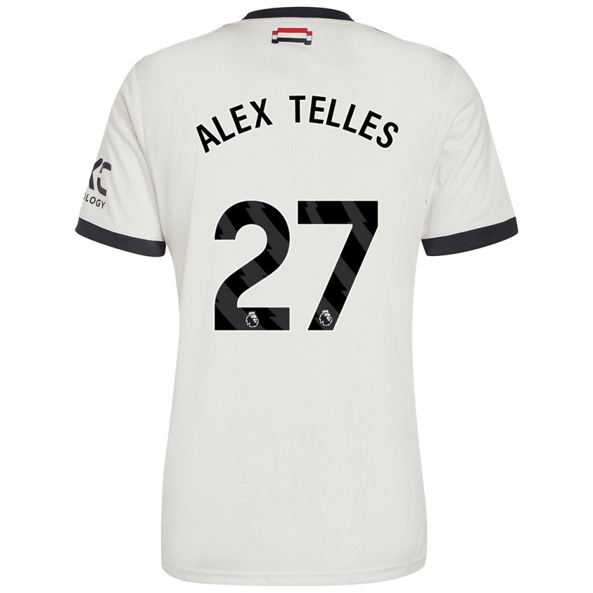 Heren Alex Nicolao Telles #27 Gebroken Wit Thuisshirt Derde Tenue 2024/25 T-Shirt