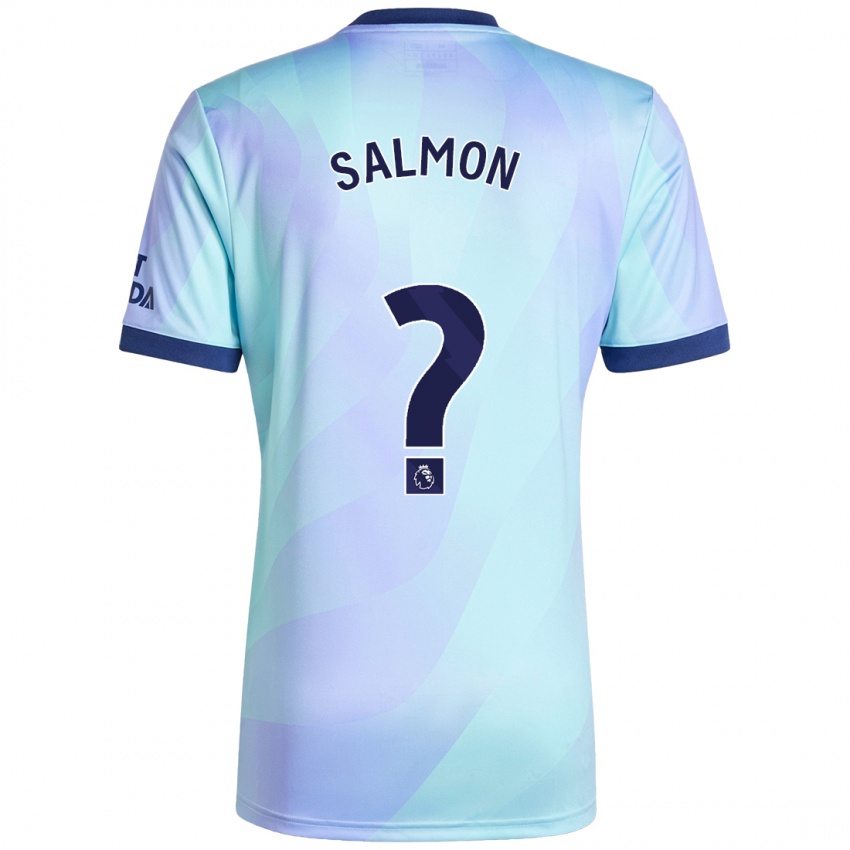 Heren Marli Salmon #0 Aqua Thuisshirt Derde Tenue 2024/25 T-Shirt