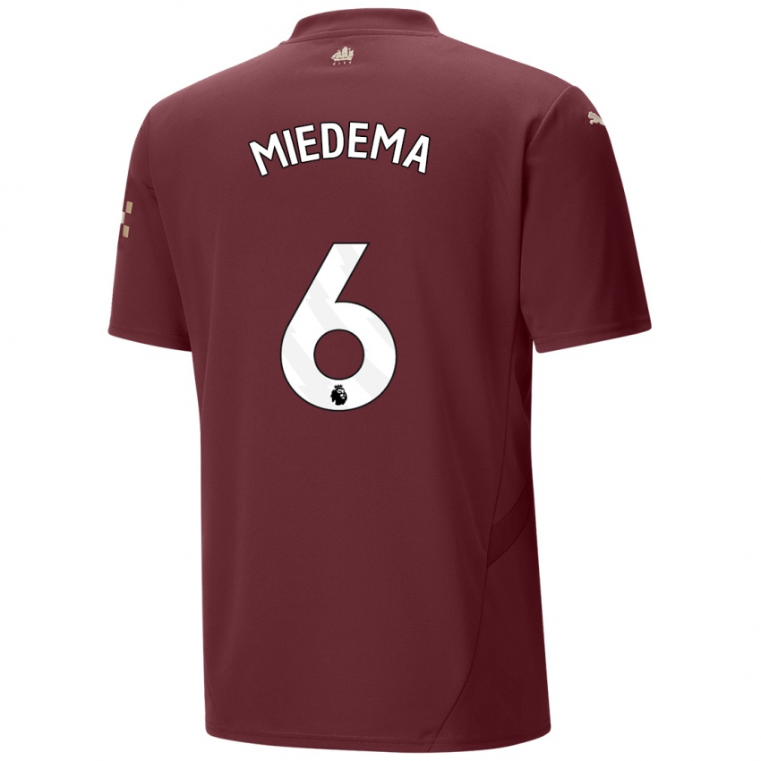 Heren Vivianne Miedema #6 Kastanjebruin Thuisshirt Derde Tenue 2024/25 T-Shirt