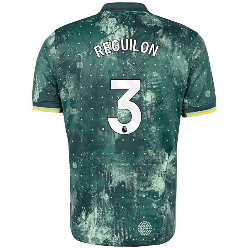 Heren Sergio Reguilon #3 Muntgroen Thuisshirt Derde Tenue 2024/25 T-Shirt