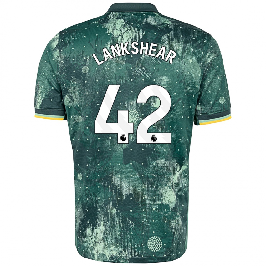 Heren Will Lankshear #42 Muntgroen Thuisshirt Derde Tenue 2024/25 T-Shirt