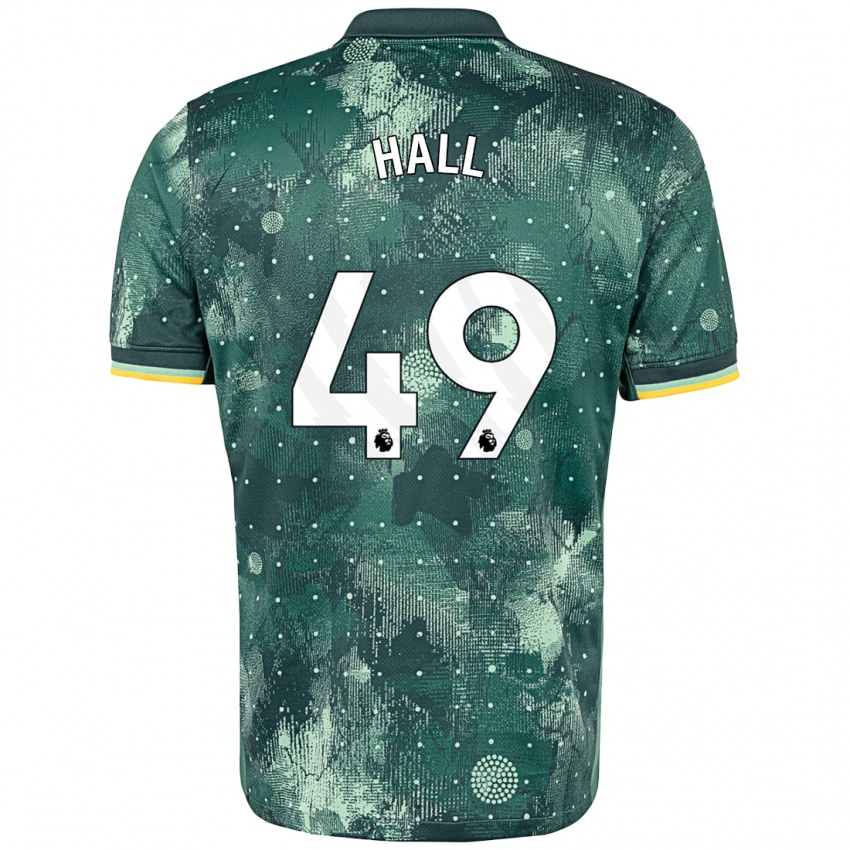 Heren Tyrese Hall #49 Muntgroen Thuisshirt Derde Tenue 2024/25 T-Shirt