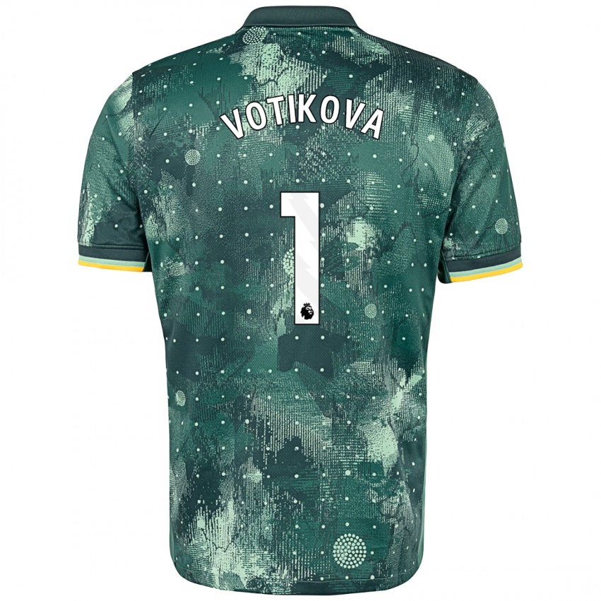 Heren Barbora Votíková #1 Muntgroen Thuisshirt Derde Tenue 2024/25 T-Shirt