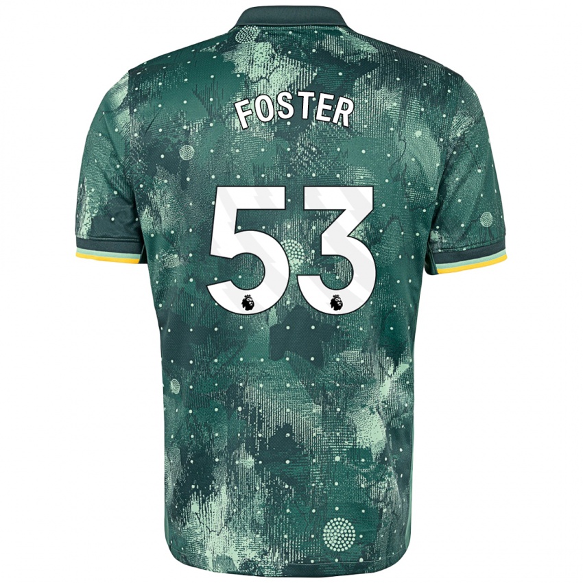 Heren Brooklyn Lyons Foster #53 Muntgroen Thuisshirt Derde Tenue 2024/25 T-Shirt