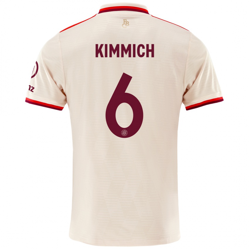 Heren Joshua Kimmich #6 Linen Thuisshirt Derde Tenue 2024/25 T-Shirt