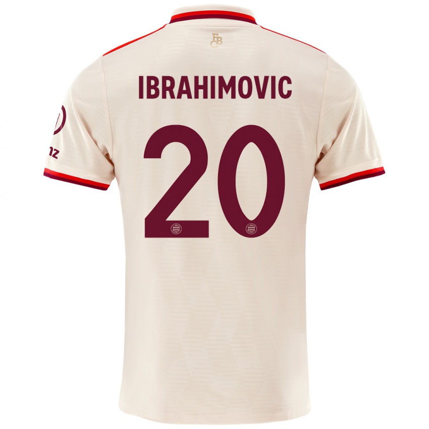 Heren Arijon Ibrahimovic #20 Linen Thuisshirt Derde Tenue 2024/25 T-Shirt