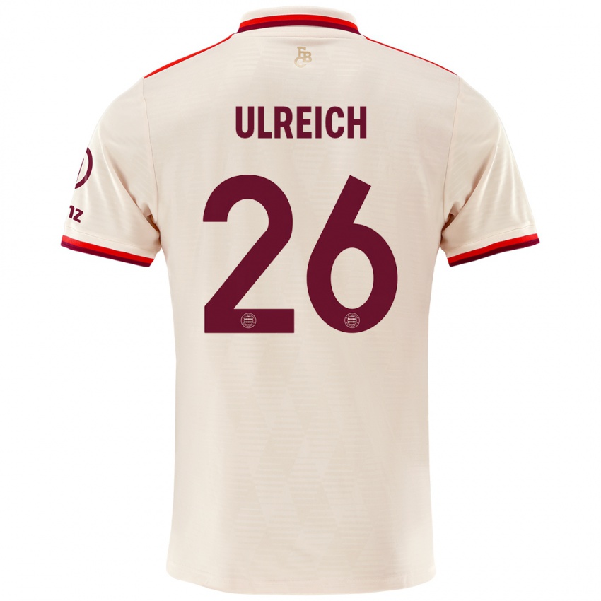 Heren Sven Ulreich #26 Linen Thuisshirt Derde Tenue 2024/25 T-Shirt