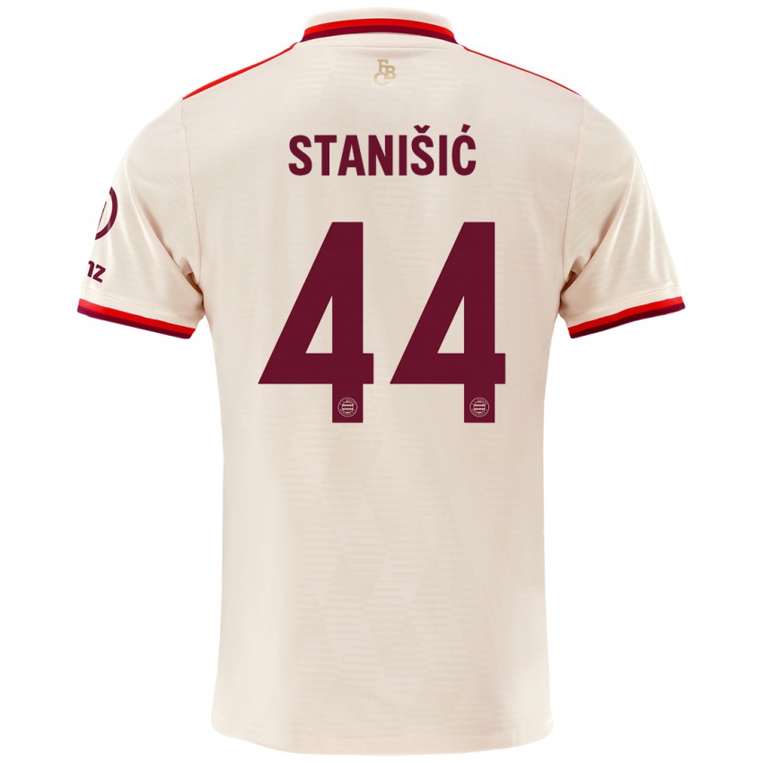 Heren Josip Stanisic #44 Linen Thuisshirt Derde Tenue 2024/25 T-Shirt