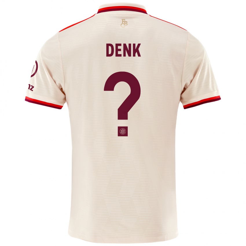 Heren Luca Denk #0 Linen Thuisshirt Derde Tenue 2024/25 T-Shirt