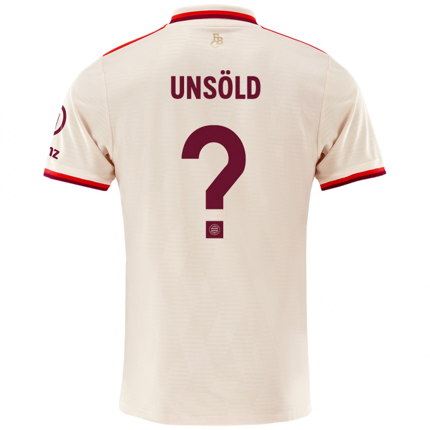 Heren Samuel Unsöld #0 Linen Thuisshirt Derde Tenue 2024/25 T-Shirt