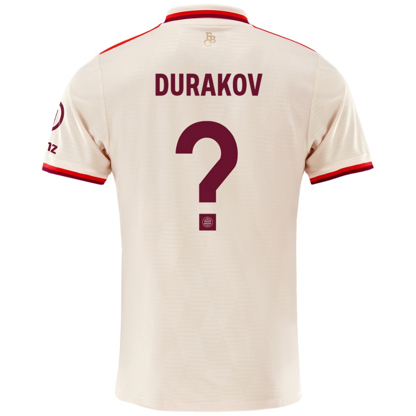 Heren Sejdo Durakov #0 Linen Thuisshirt Derde Tenue 2024/25 T-Shirt