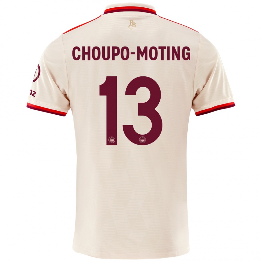 Heren Eric Maxim Choupo-Moting #13 Linen Thuisshirt Derde Tenue 2024/25 T-Shirt