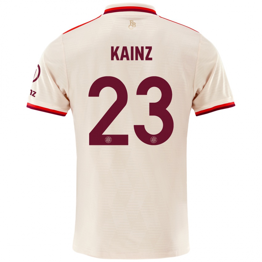 Heren Manuel Kainz #23 Linen Thuisshirt Derde Tenue 2024/25 T-Shirt