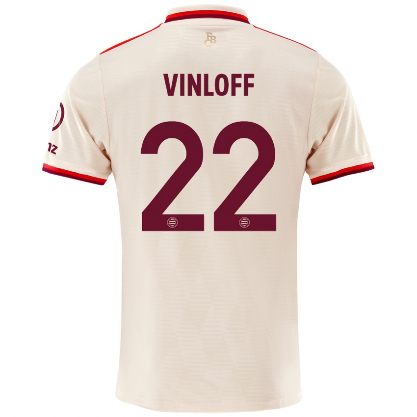 Heren Matteo Vinloff #22 Linen Thuisshirt Derde Tenue 2024/25 T-Shirt