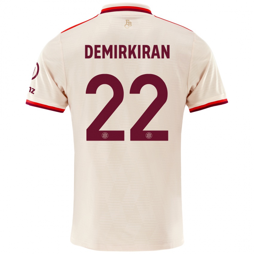 Heren Ediz Demirkiran #22 Linen Thuisshirt Derde Tenue 2024/25 T-Shirt