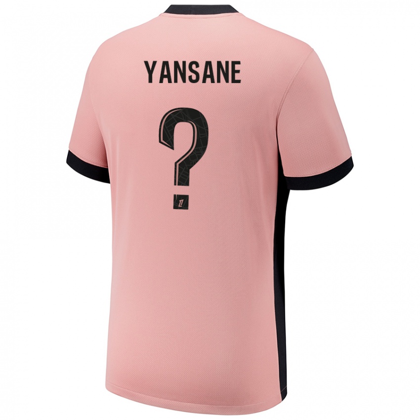 Heren Sekou Yansane #0 Roestroze Thuisshirt Derde Tenue 2024/25 T-Shirt