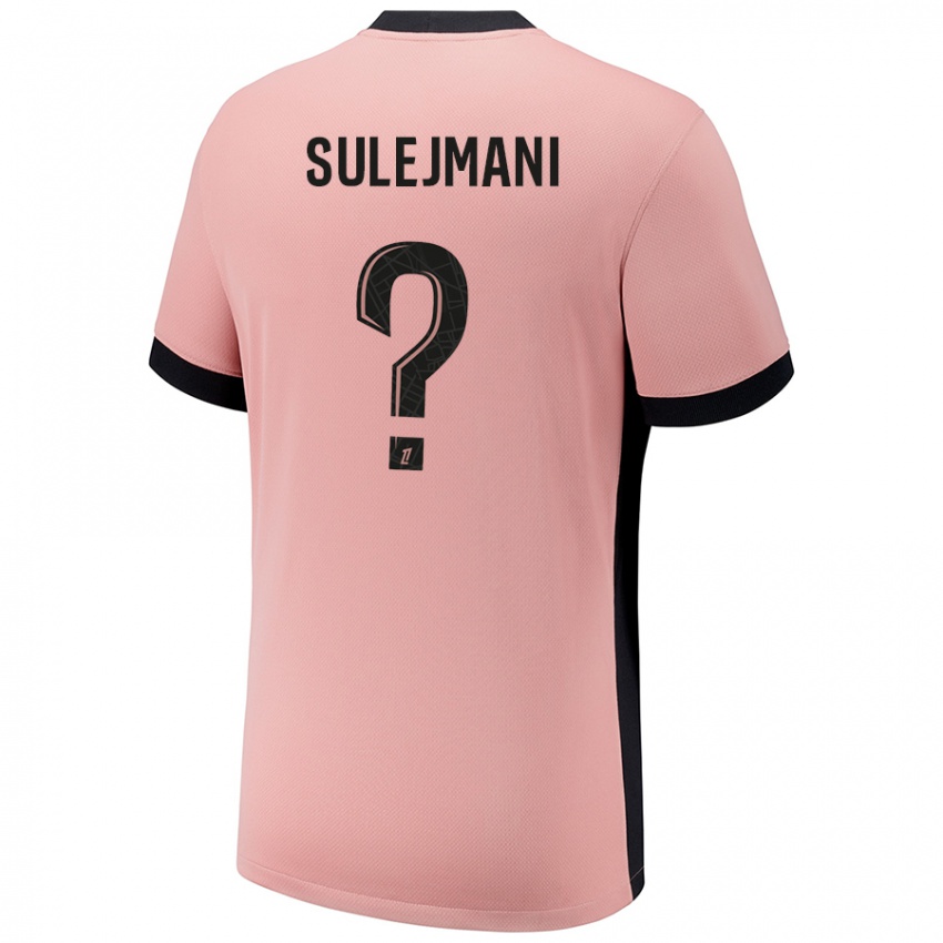 Heren Lora Sulejmani #0 Roestroze Thuisshirt Derde Tenue 2024/25 T-Shirt