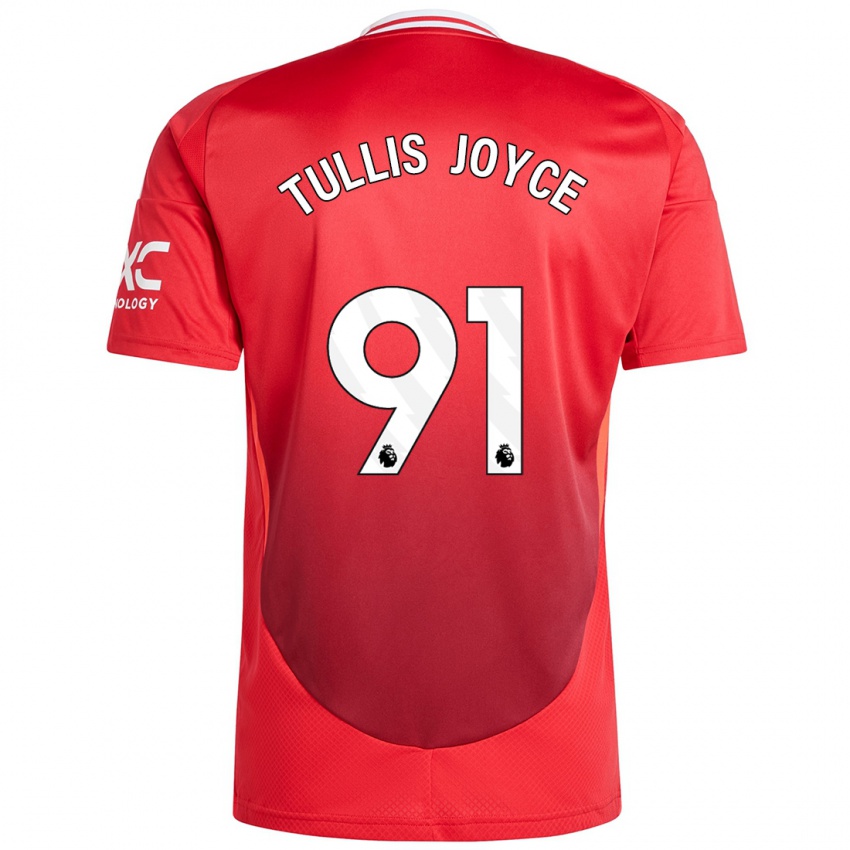 Dames Phallon Tullis-Joyce #91 Felrood Thuisshirt Thuistenue 2024/25 T-Shirt