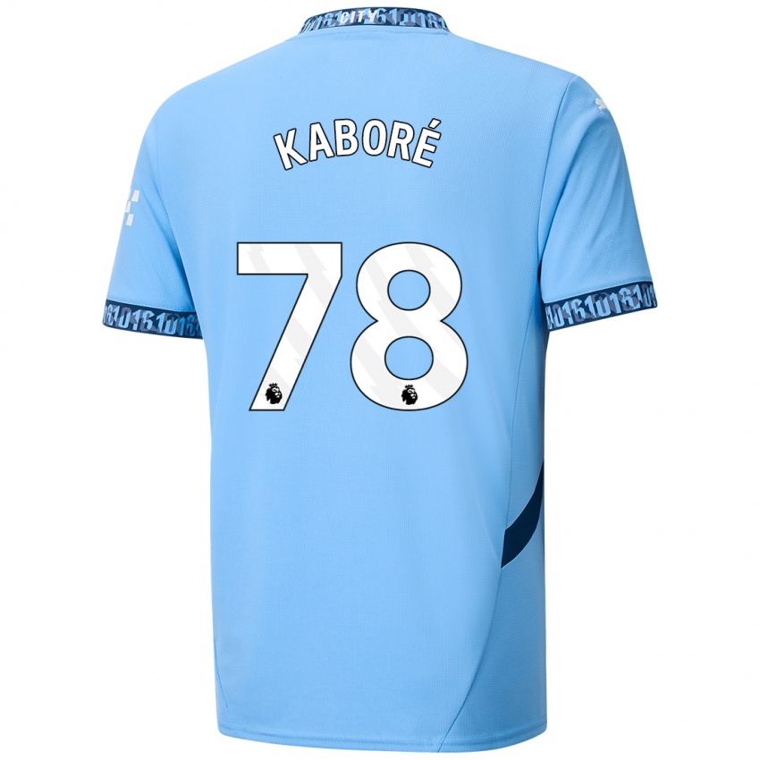 Dames Issa Kabore #78 Marineblauw Thuisshirt Thuistenue 2024/25 T-Shirt