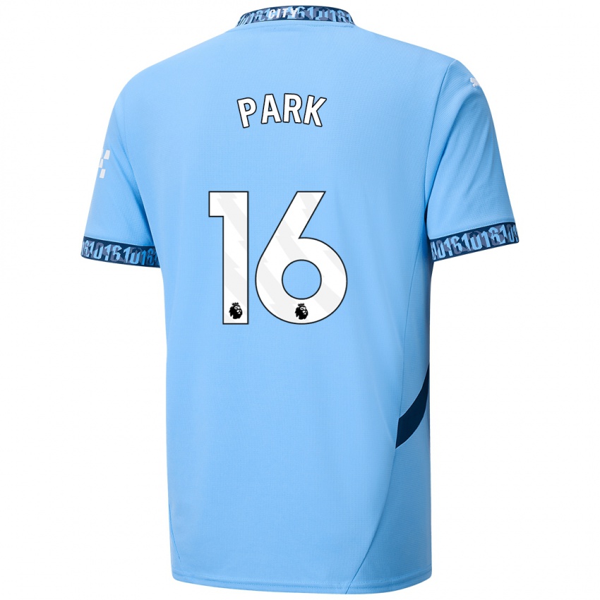 Dames Jess Park #16 Marineblauw Thuisshirt Thuistenue 2024/25 T-Shirt