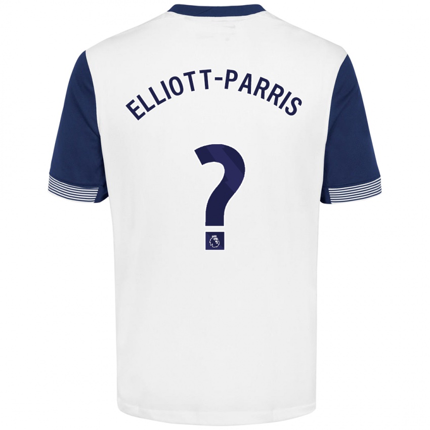 Dames Reiss Elliott-Parris #0 Wit Blauw Thuisshirt Thuistenue 2024/25 T-Shirt