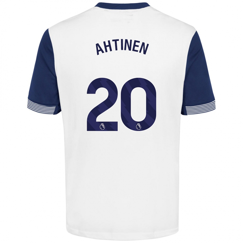 Dames Olga Ahtinen #20 Wit Blauw Thuisshirt Thuistenue 2024/25 T-Shirt