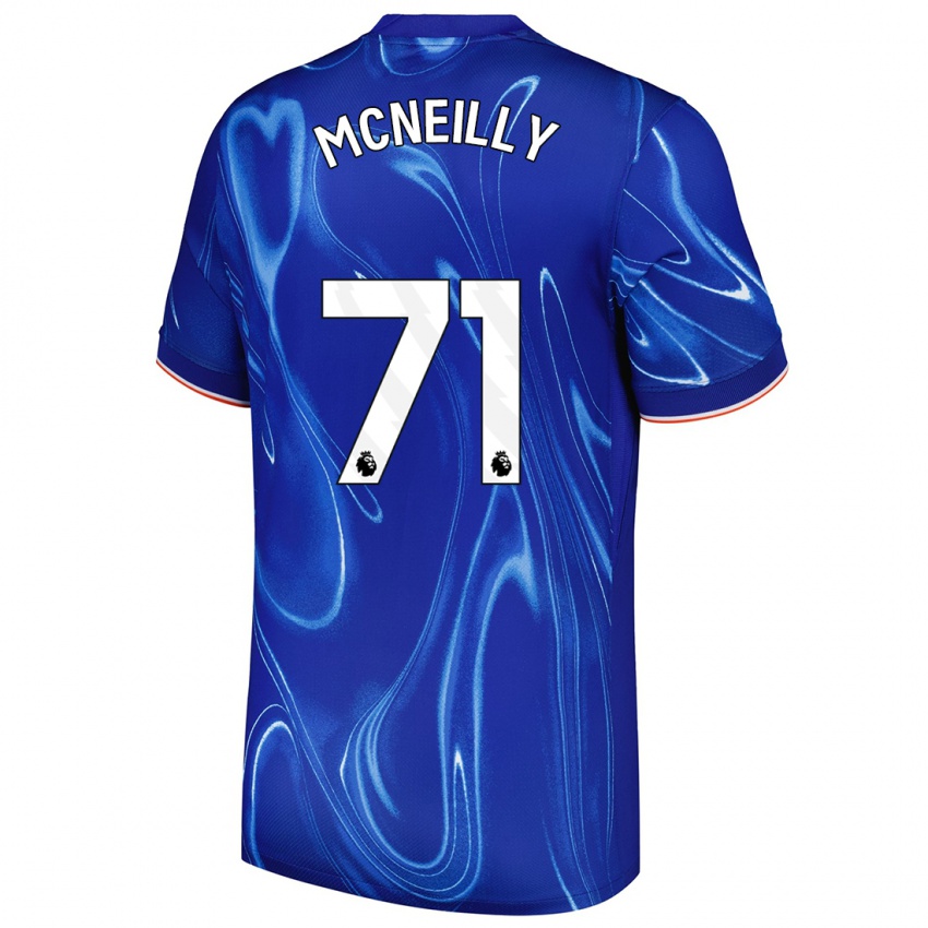 Dames Donnell Mcneilly #71 Blauw Wit Thuisshirt Thuistenue 2024/25 T-Shirt