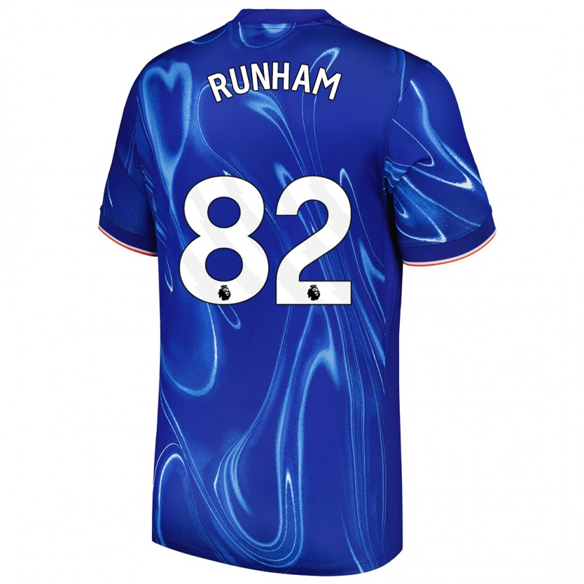 Dames Frankie Runham #82 Blauw Wit Thuisshirt Thuistenue 2024/25 T-Shirt