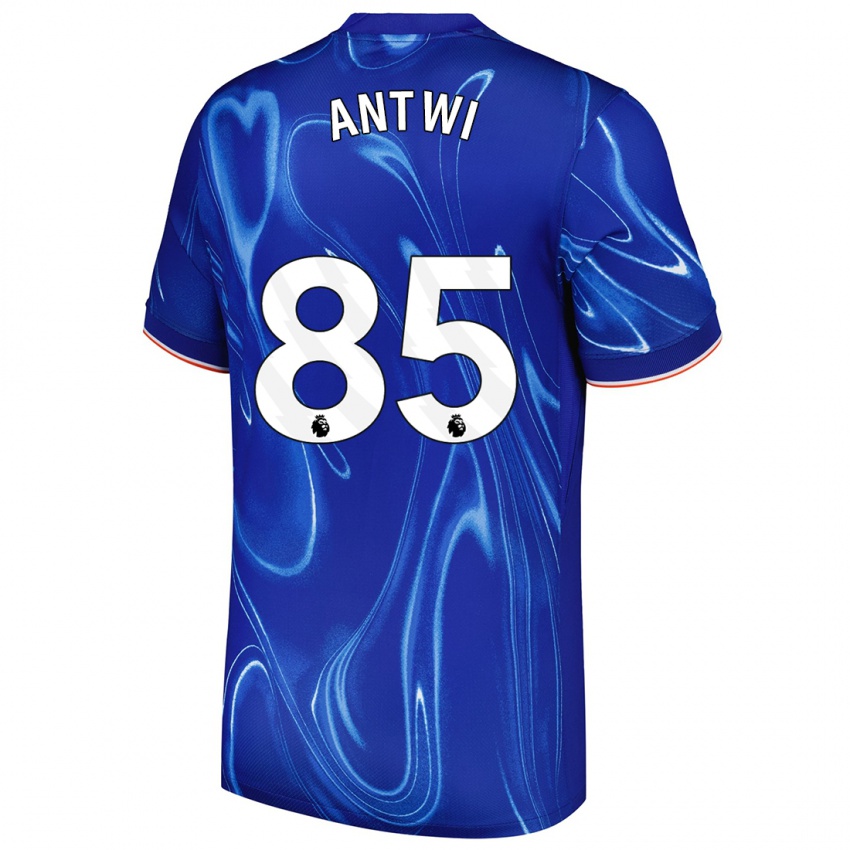 Dames Genesis Antwi #85 Blauw Wit Thuisshirt Thuistenue 2024/25 T-Shirt