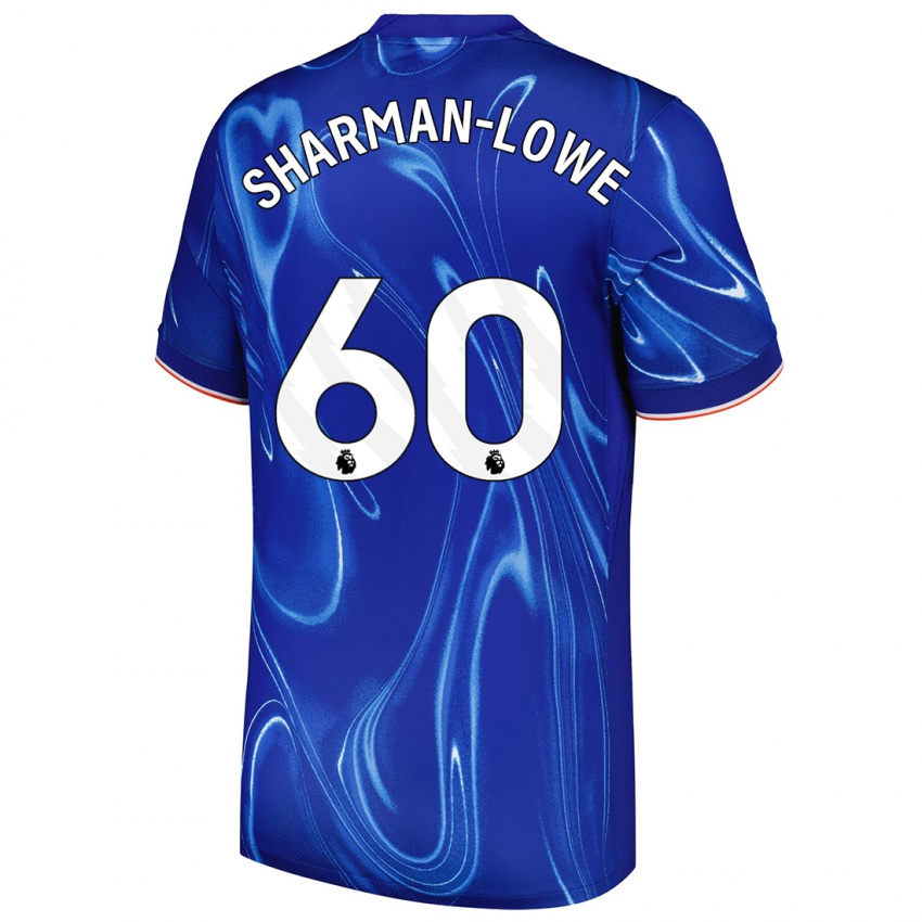 Dames Teddy Sharman-Lowe #60 Blauw Wit Thuisshirt Thuistenue 2024/25 T-Shirt