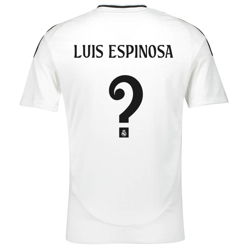 Dames José Luis Espinosa #0 Wit Thuisshirt Thuistenue 2024/25 T-Shirt