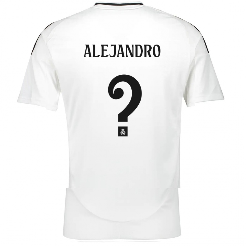 Dames Alejandro Hernández #0 Wit Thuisshirt Thuistenue 2024/25 T-Shirt