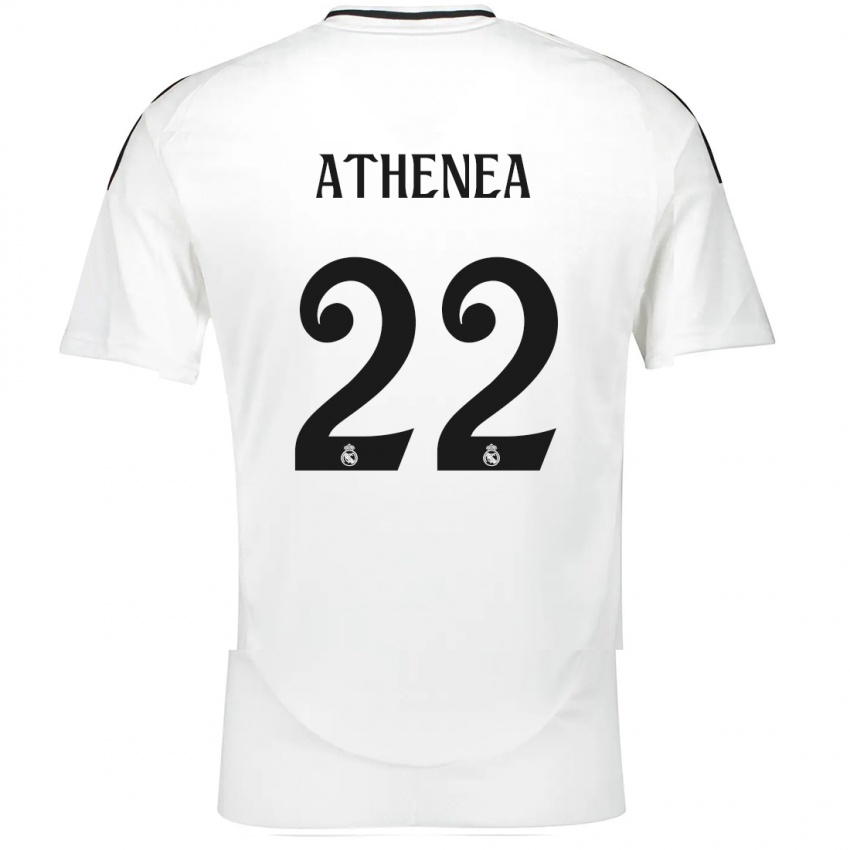 Dames Athenea Del Castillo #22 Wit Thuisshirt Thuistenue 2024/25 T-Shirt