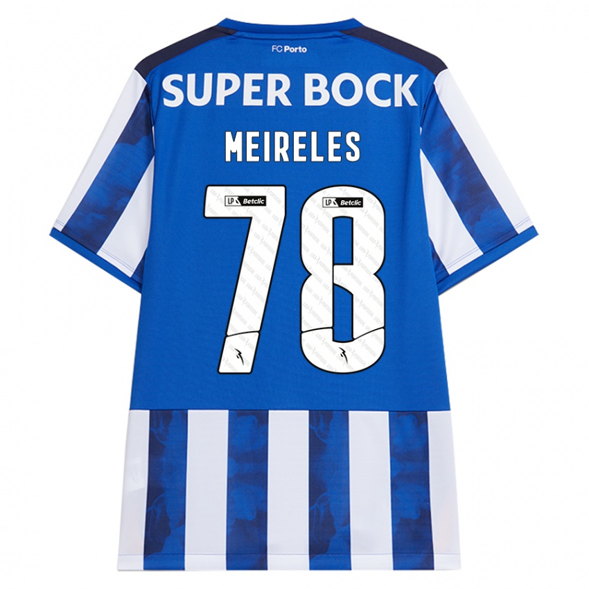 Dames Jorge Meireles #78 Blauw Wit Thuisshirt Thuistenue 2024/25 T-Shirt