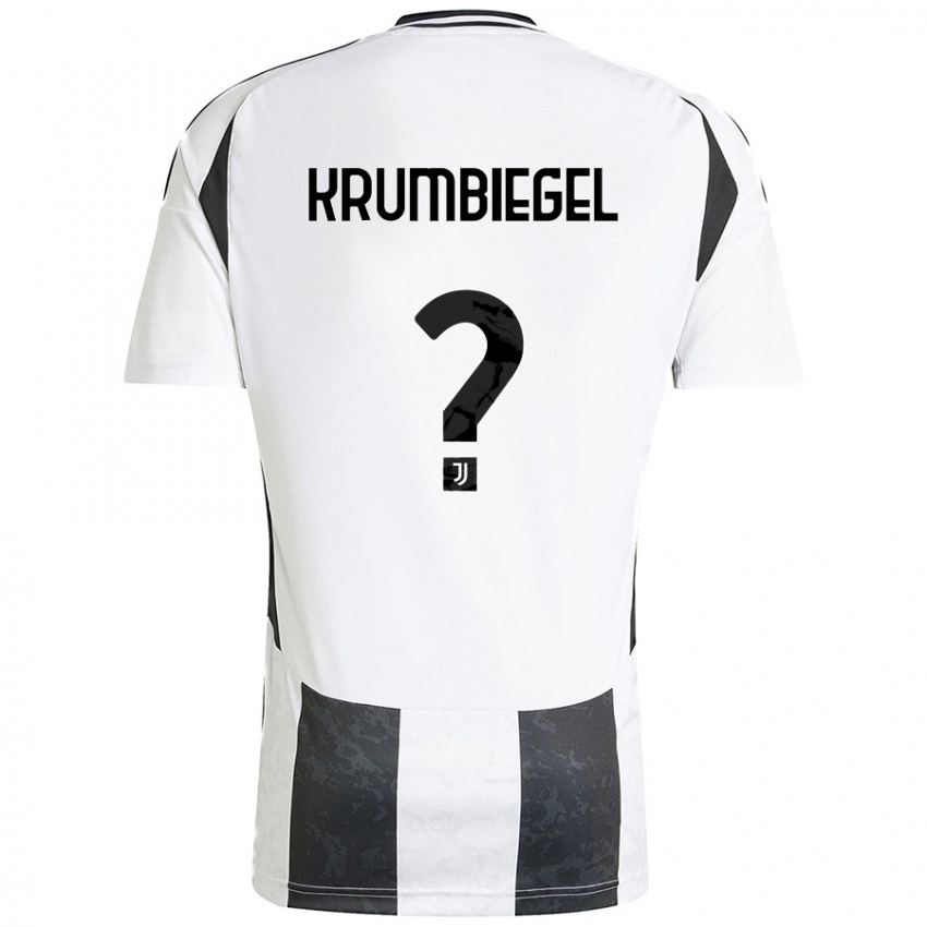 Dames Paulina Krumbiegel #0 Wit Zwart Thuisshirt Thuistenue 2024/25 T-Shirt