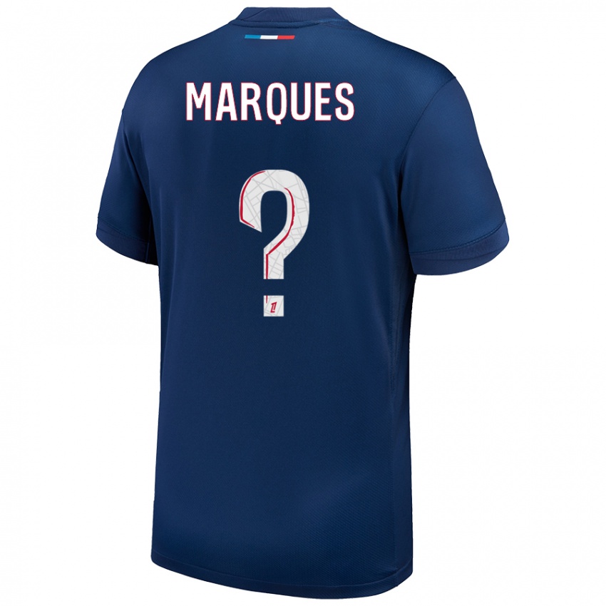 Dames Daniel Marques #0 Marineblauw Wit Thuisshirt Thuistenue 2024/25 T-Shirt